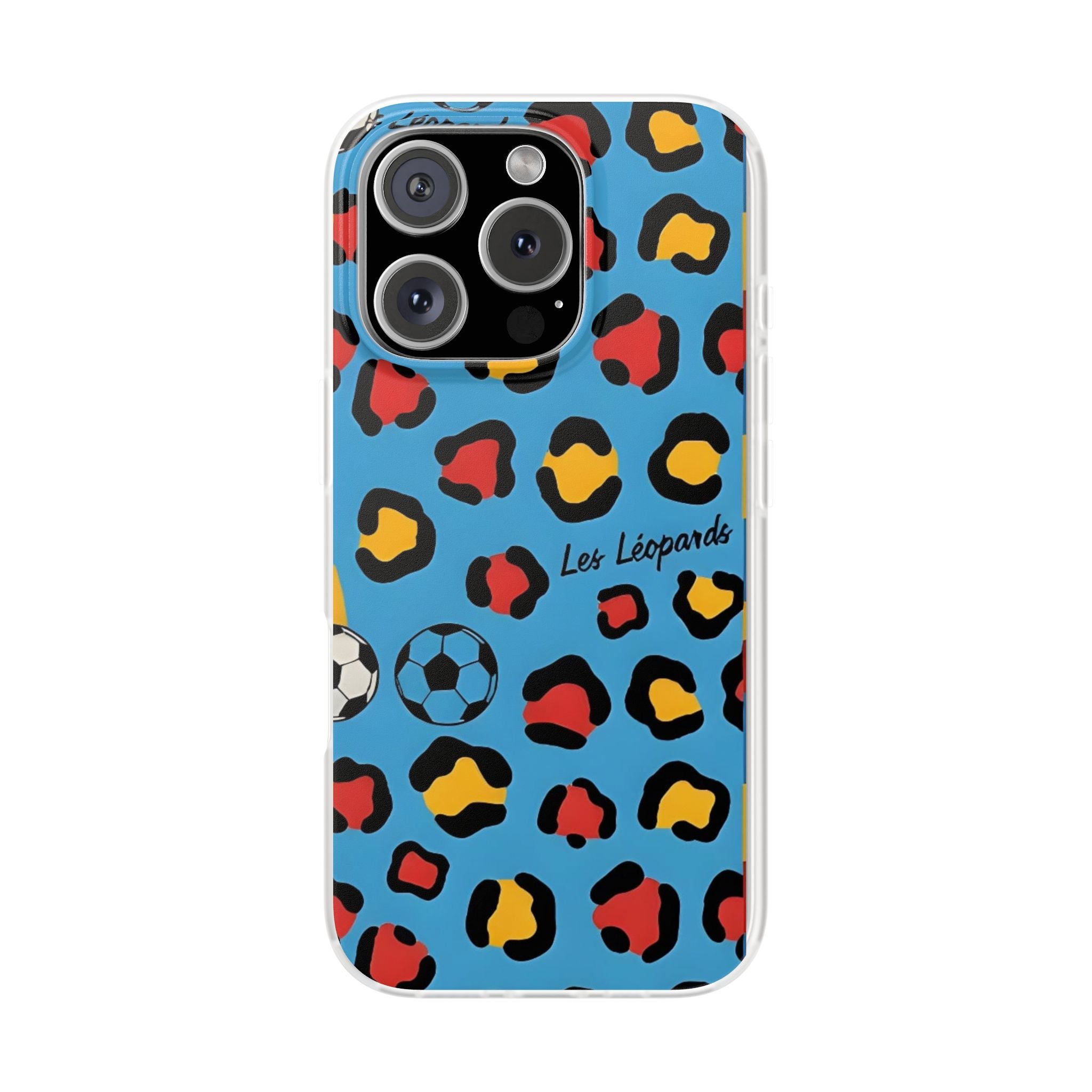 Leopard Soccer Pattern phone case | Flexi Case