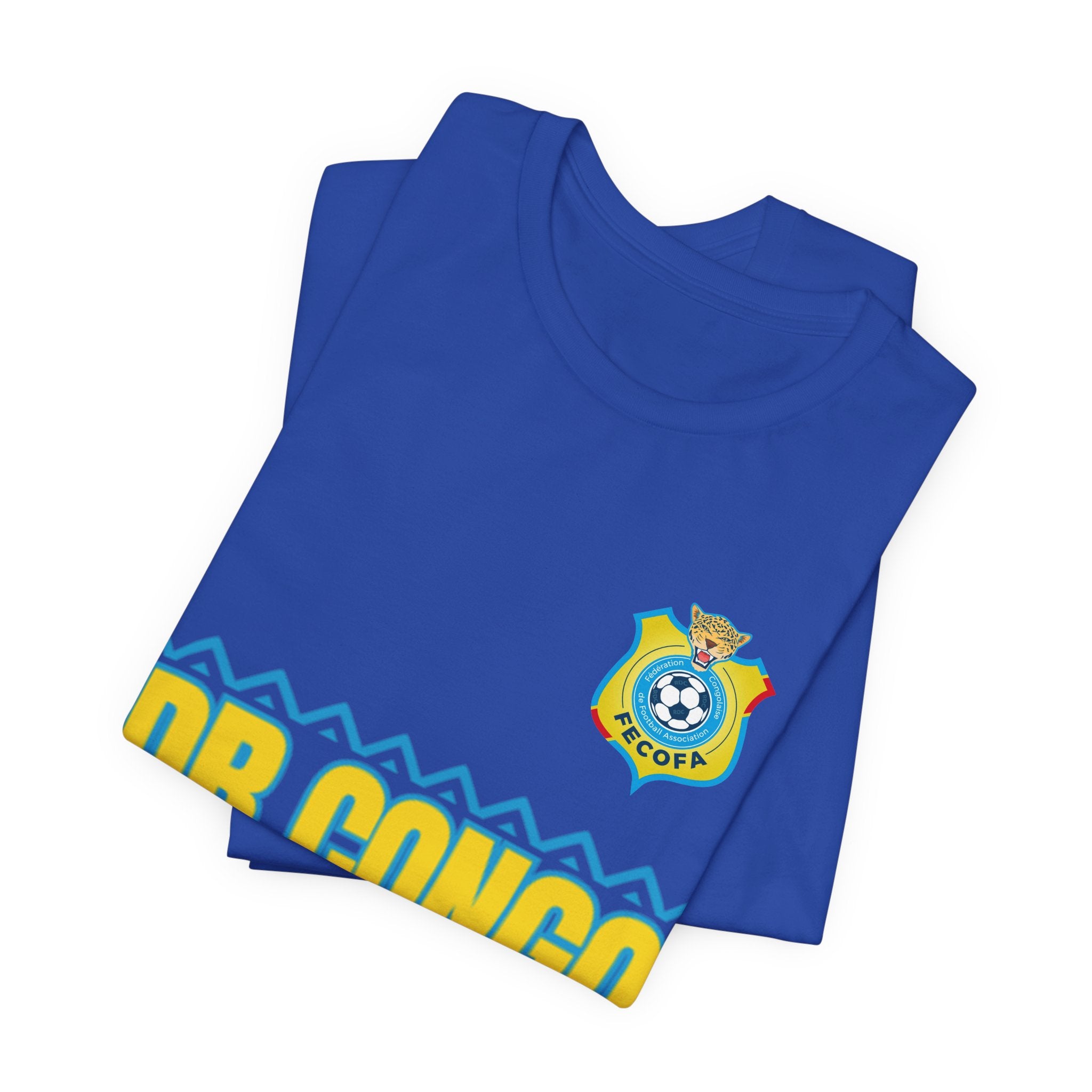 Dr Congo Football Crest Tee – 'DR CONGO' Soccer Jersey Shirt
