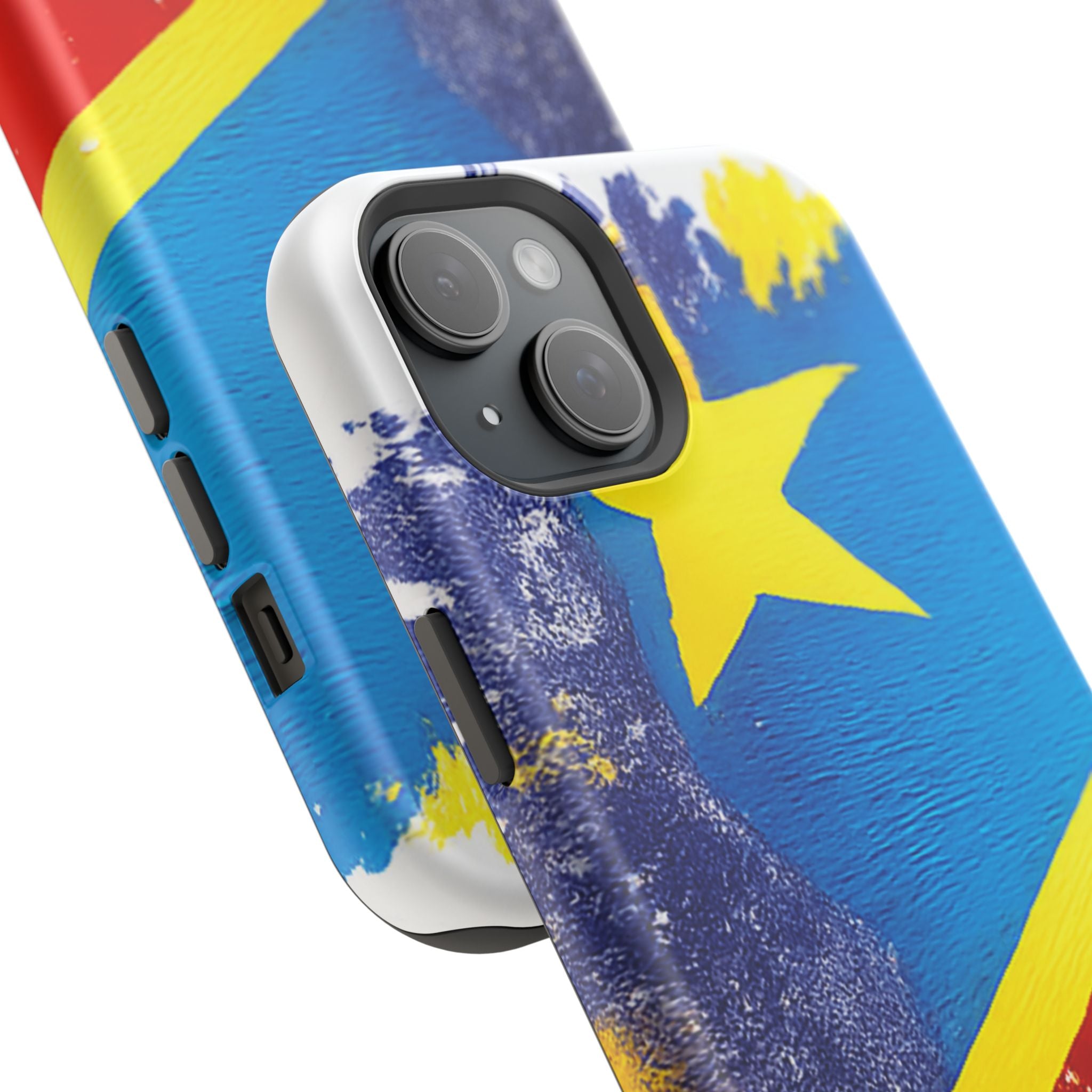 Étui de téléphone drapeau de la République démocratique du Congo | Étui résistant aux chocs