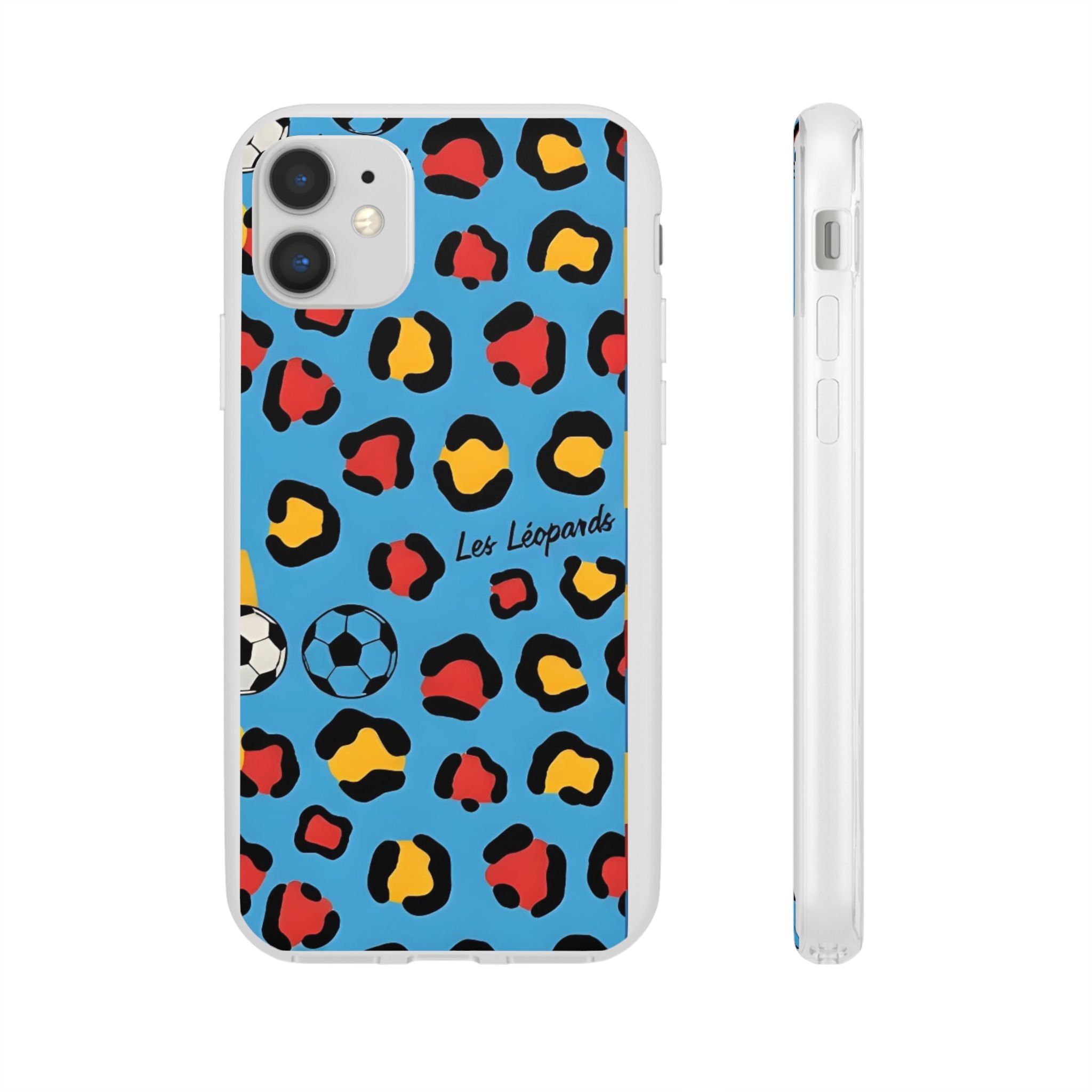 Leopard Soccer Pattern phone case | Flexi Case