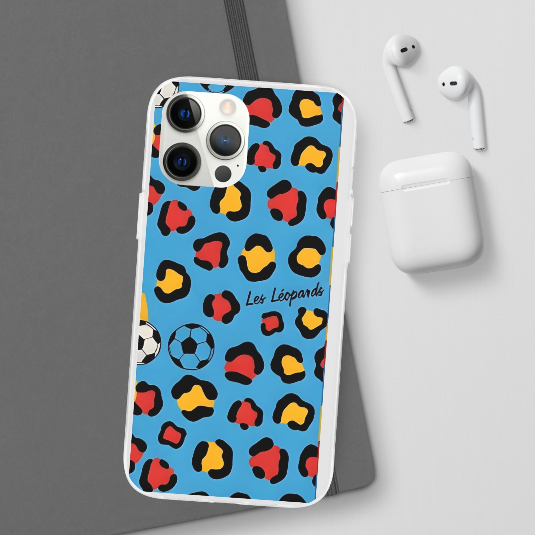 Leopard Soccer Pattern phone case | Flexi Case