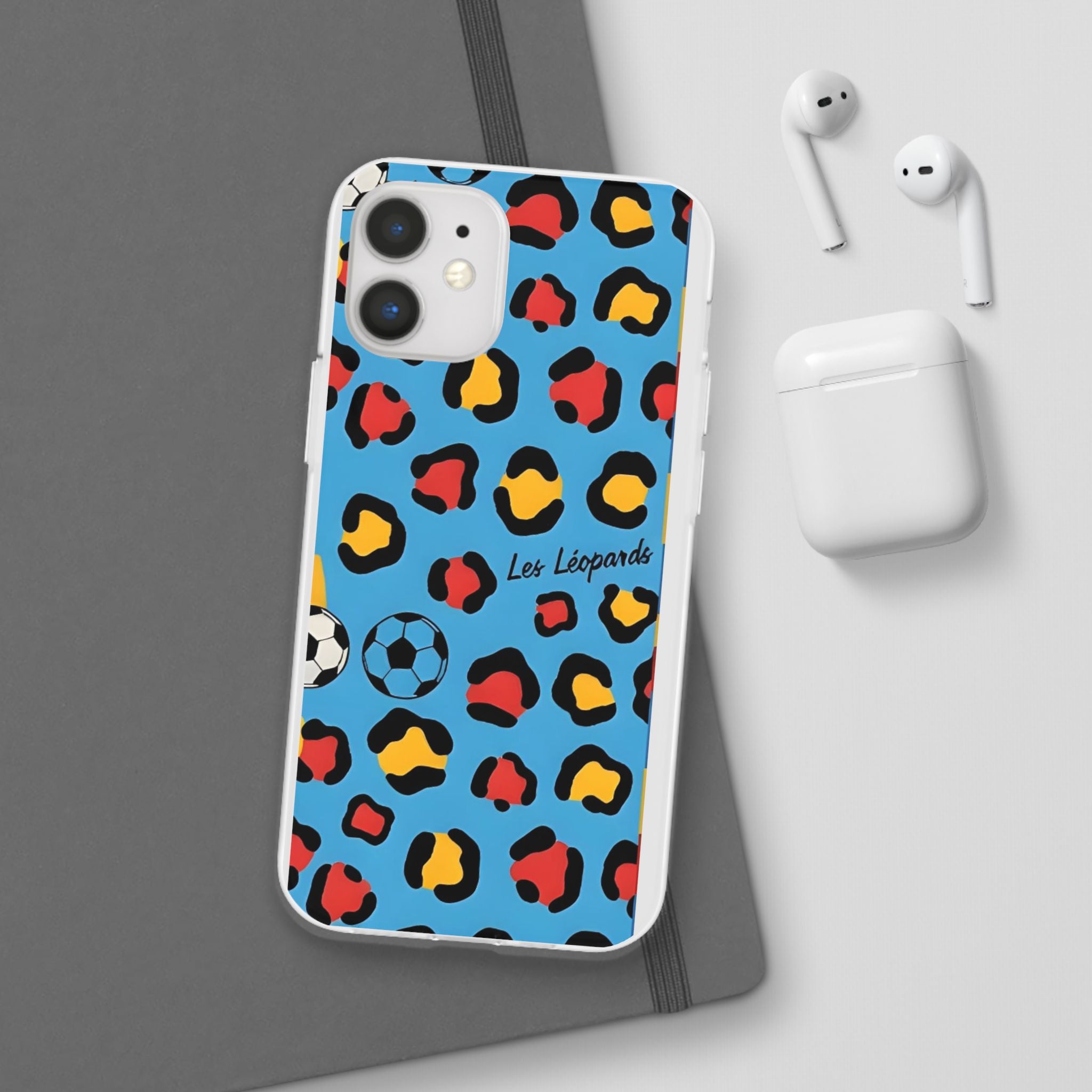 Leopard Soccer Pattern phone case | Flexi Case