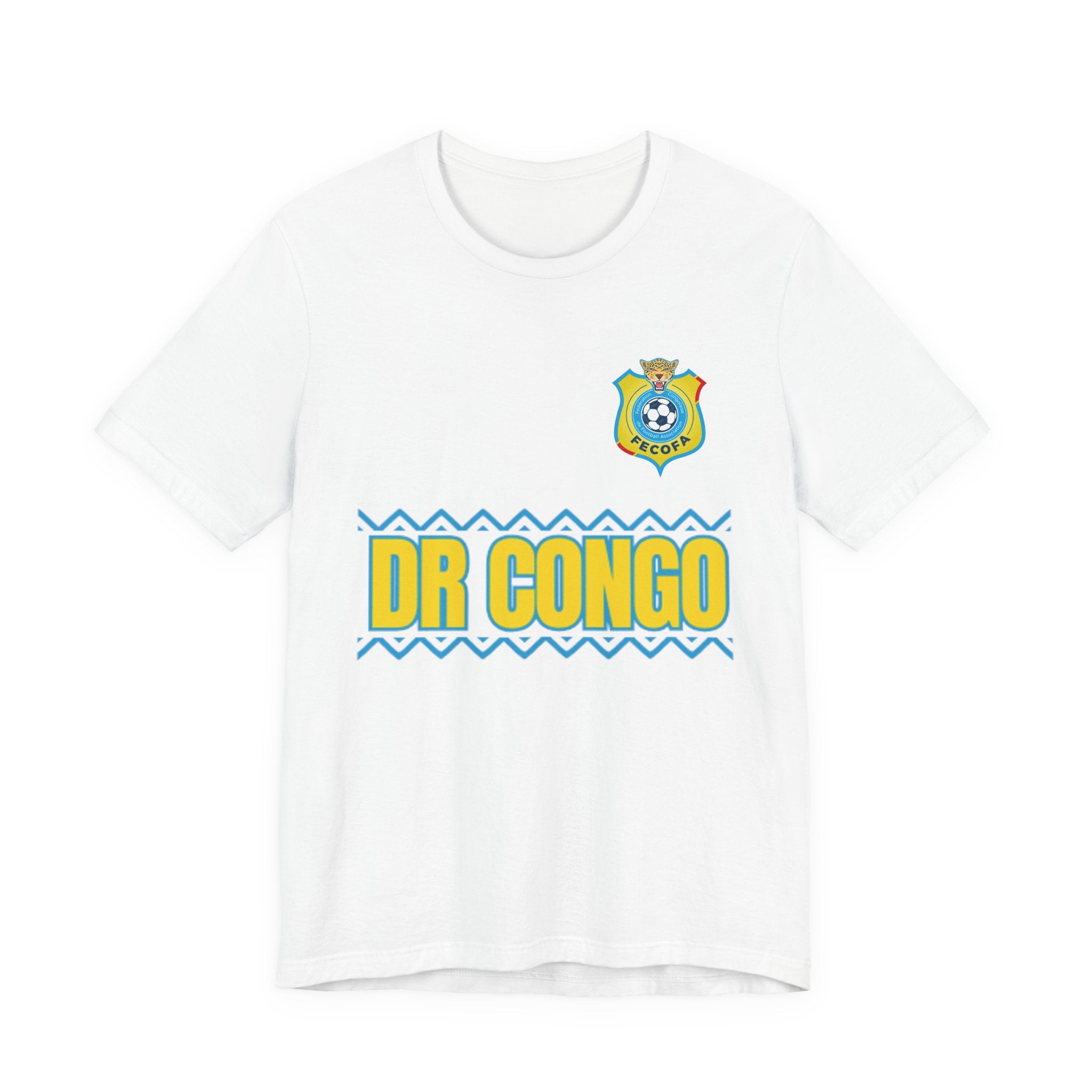 Dr Congo Football Crest Tee – 'DR CONGO' Soccer Jersey Shirt