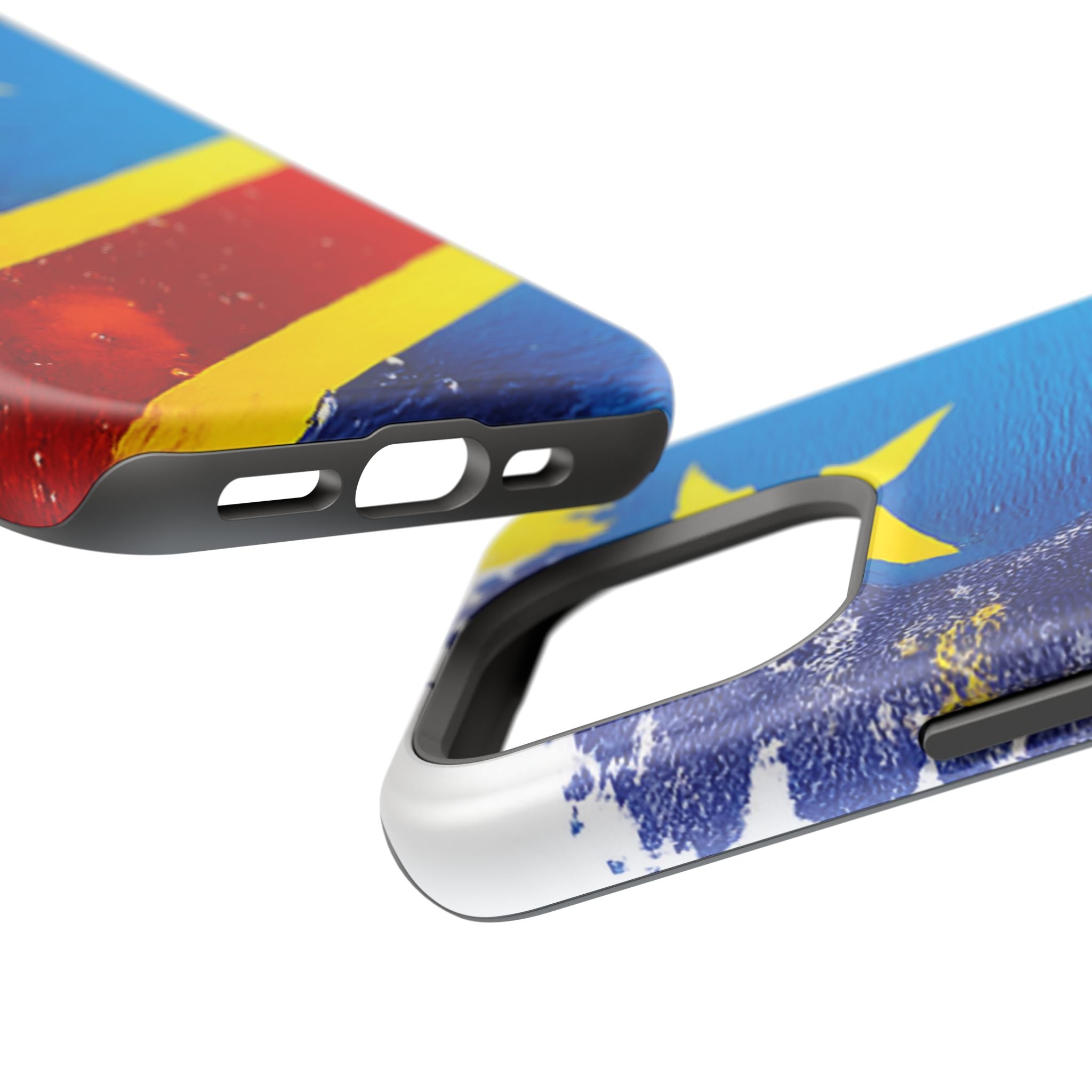 Étui de téléphone drapeau de la République démocratique du Congo | Étui résistant aux chocs