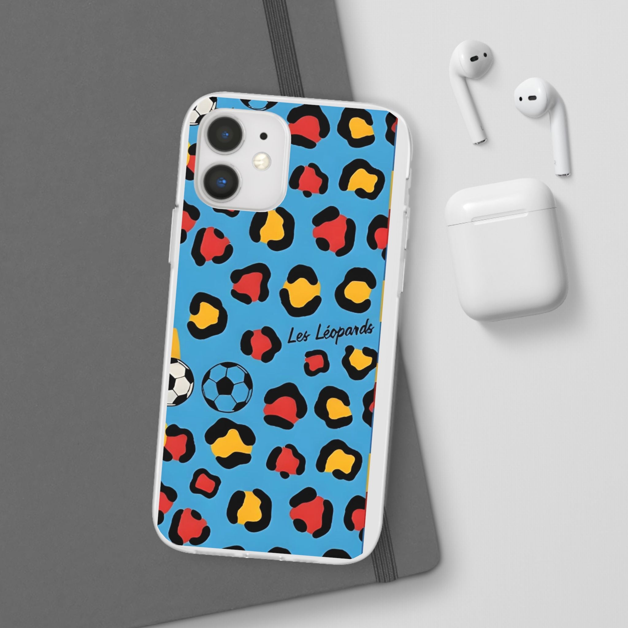 Leopard Soccer Pattern phone case | Flexi Case