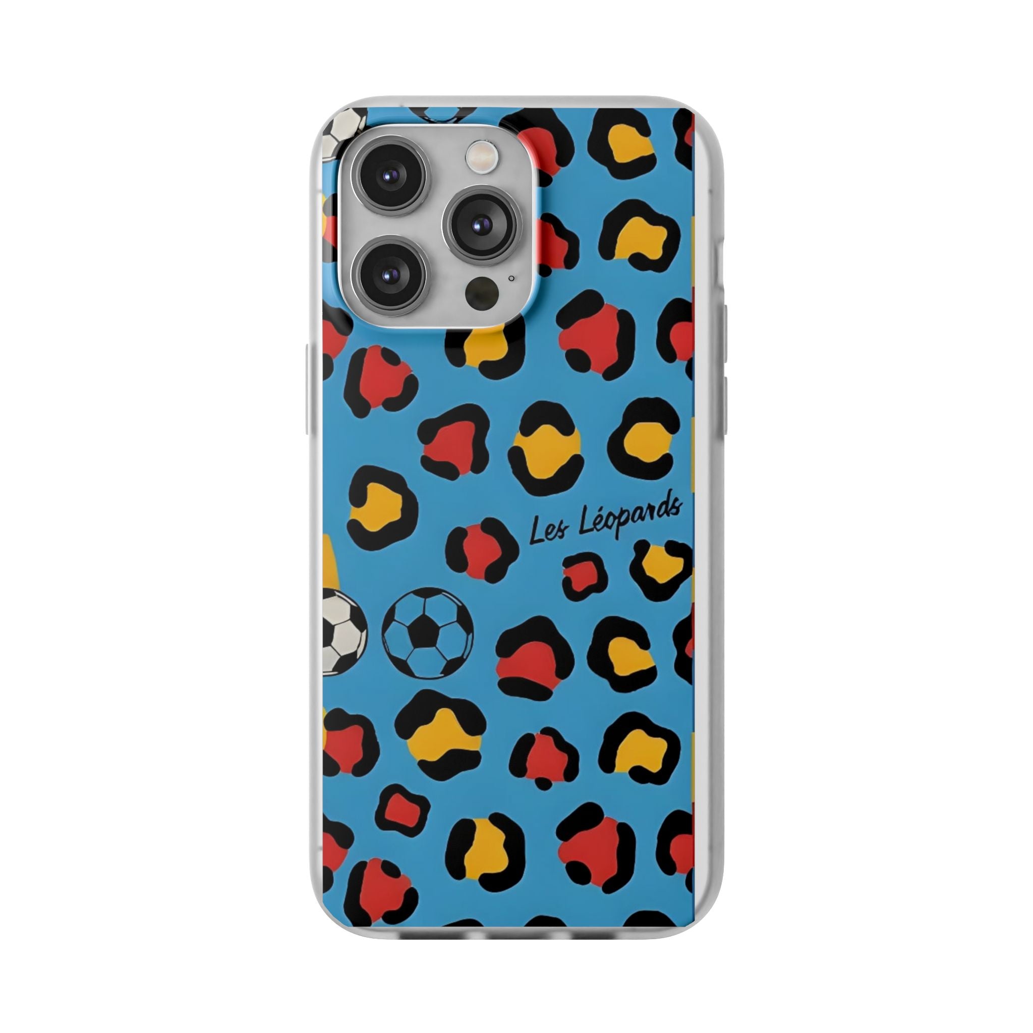 Leopard Soccer Pattern phone case | Flexi Case