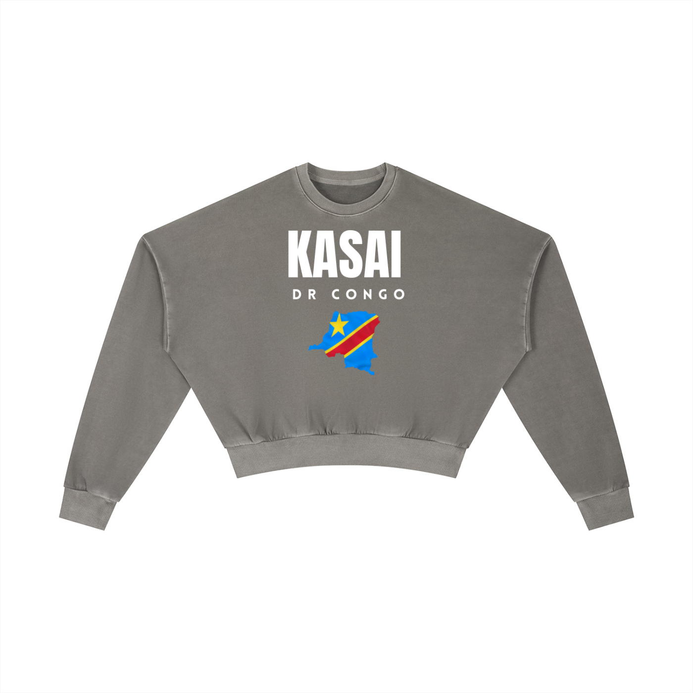 Vintage Washed Cropped Sweatshirt