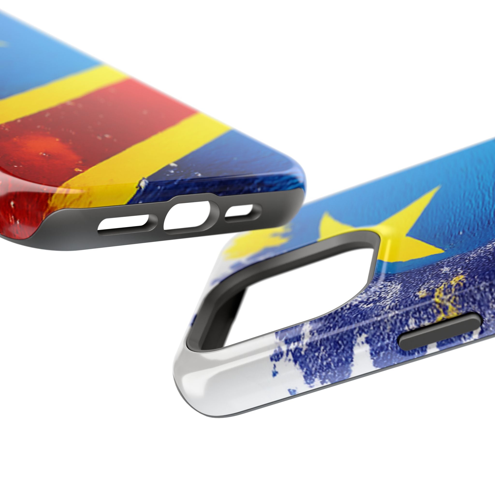 Étui de téléphone drapeau de la République démocratique du Congo | Étui résistant aux chocs