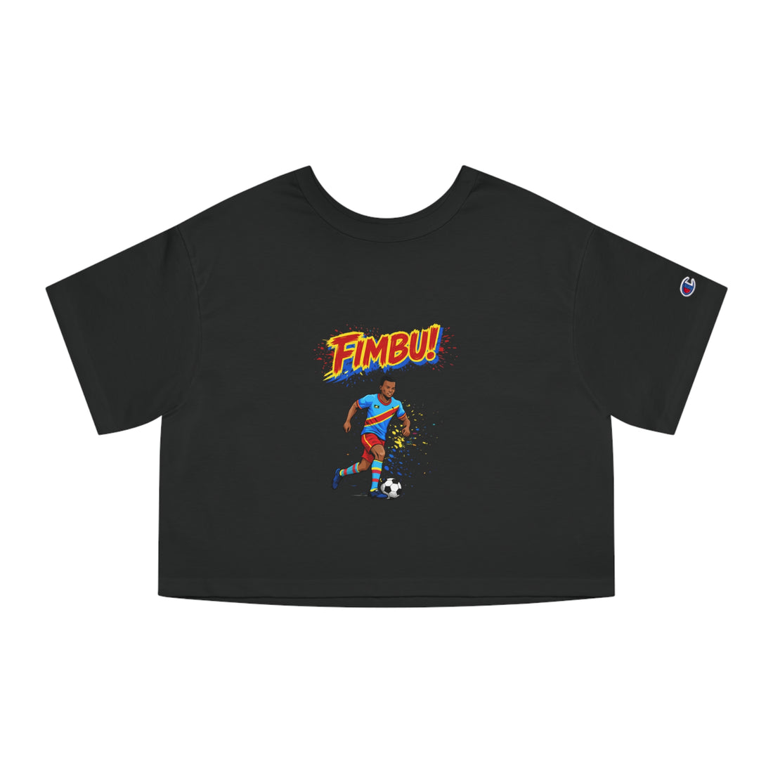 Fimbu! Soccer Player Graphic Tee | Cropped T-Shirt