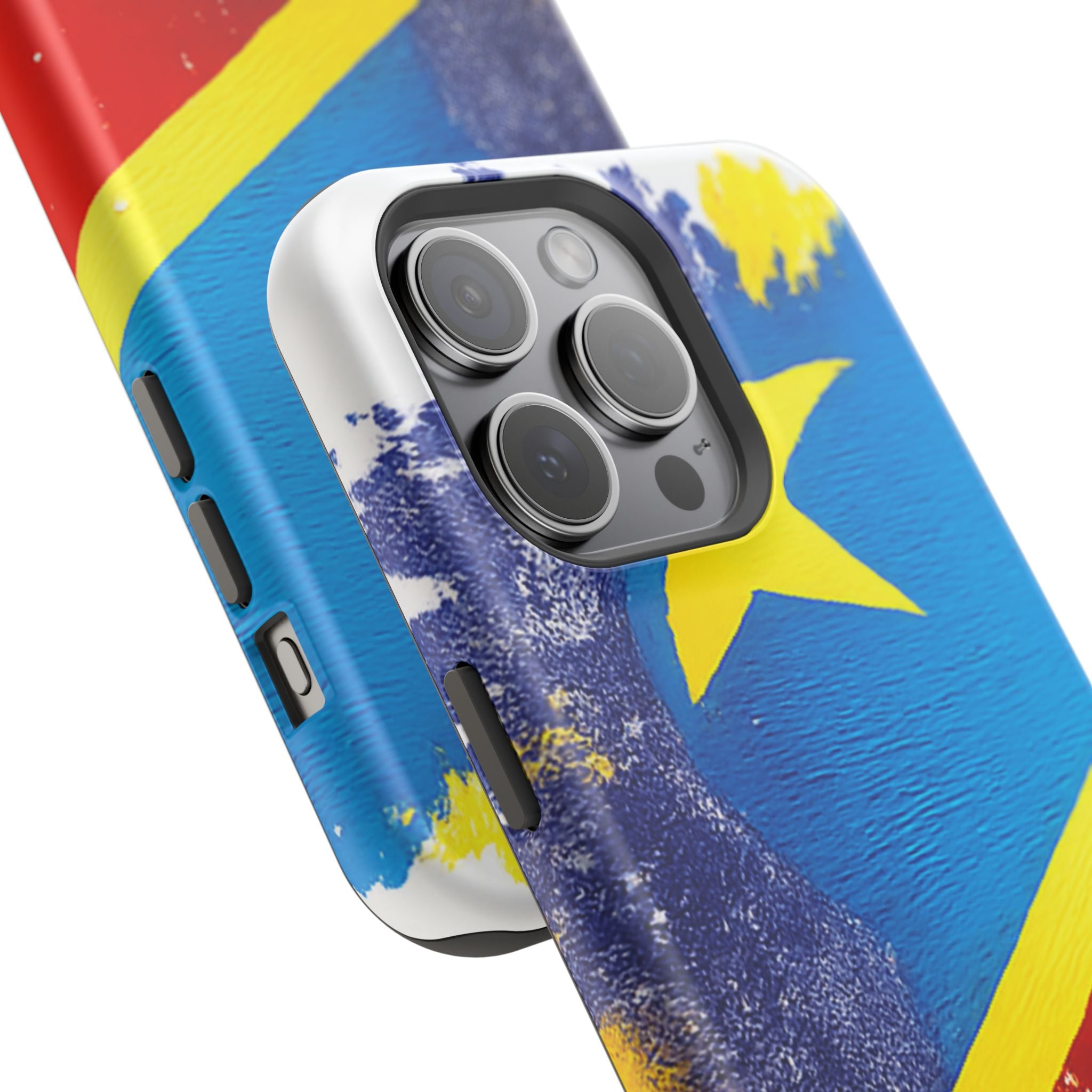 Étui de téléphone drapeau de la République démocratique du Congo | Étui résistant aux chocs