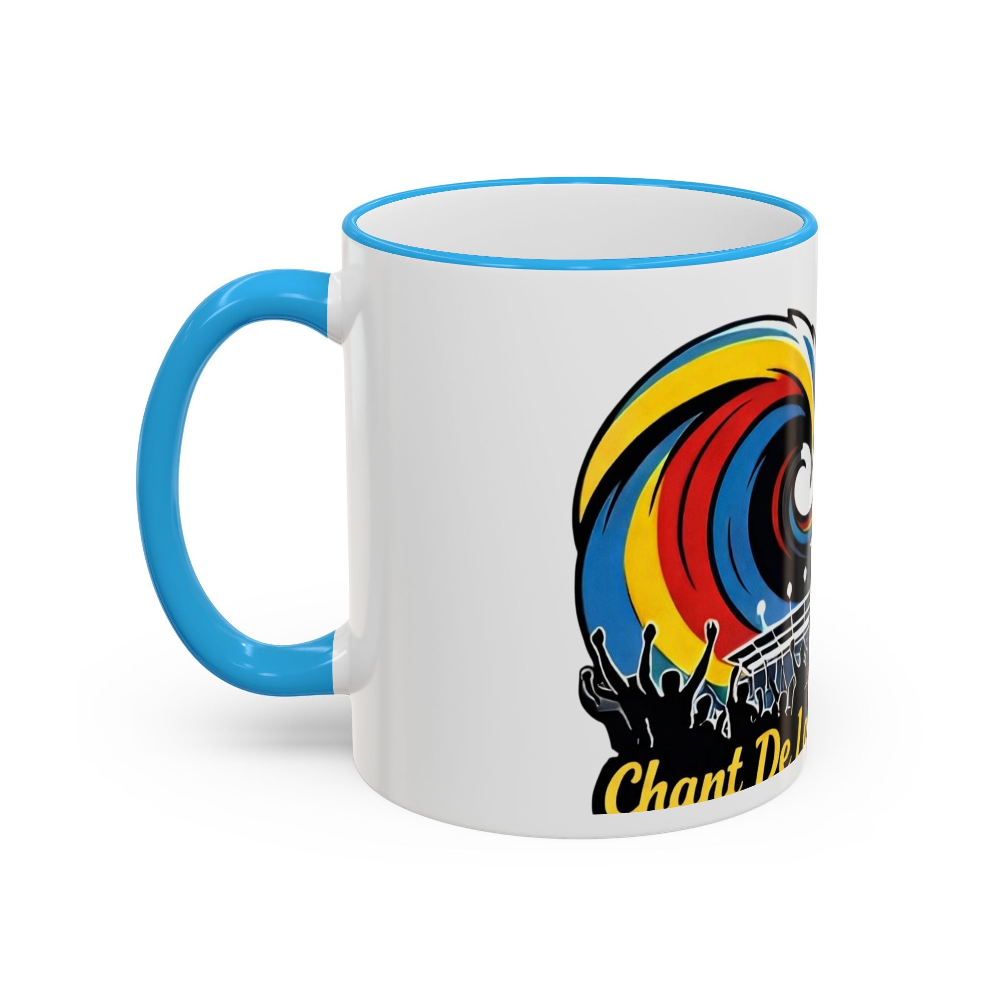 Fan Chant Victoire Wave Mug | Accent Rim & Handle