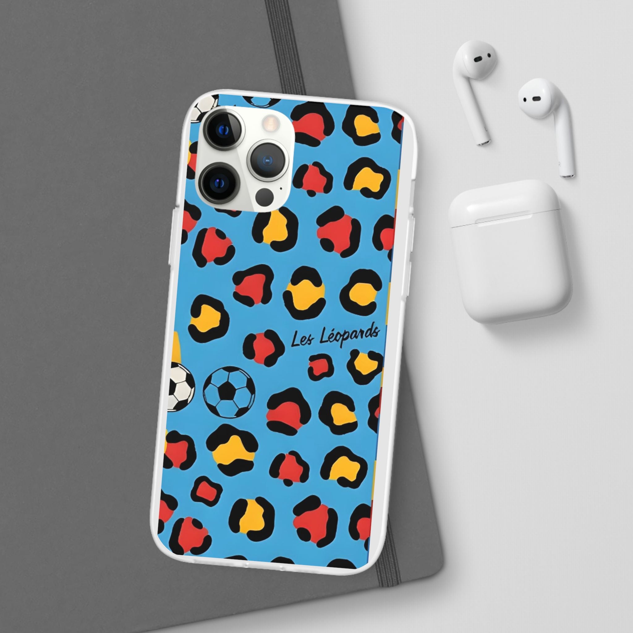 Leopard Soccer Pattern phone case | Flexi Case