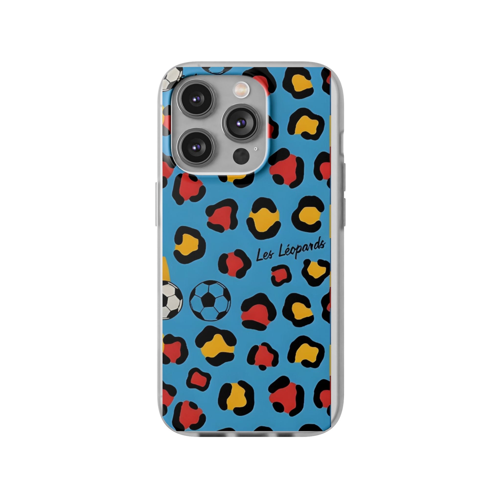 Leopard Soccer Pattern phone case | Flexi Case