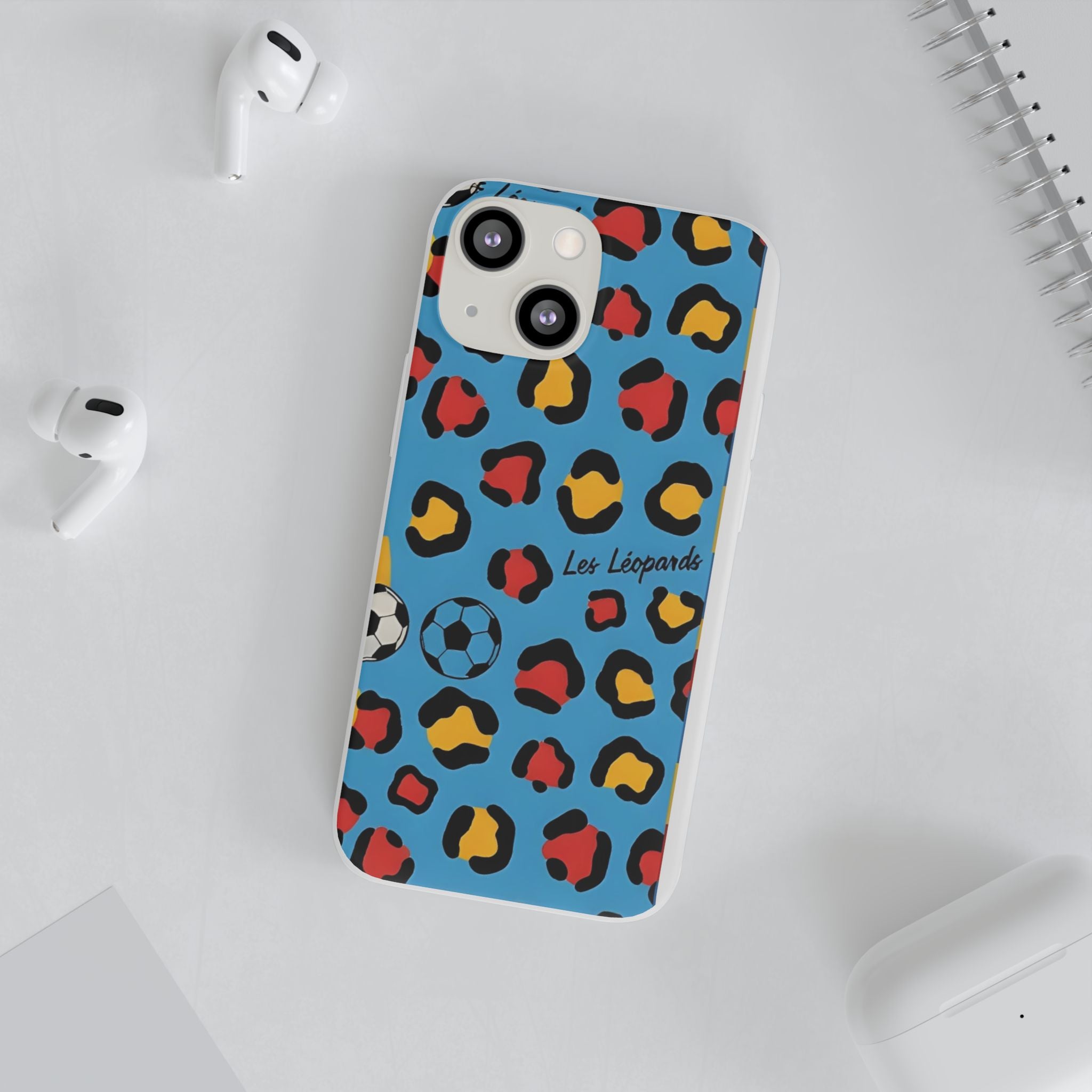 Leopard Soccer Pattern phone case | Flexi Case