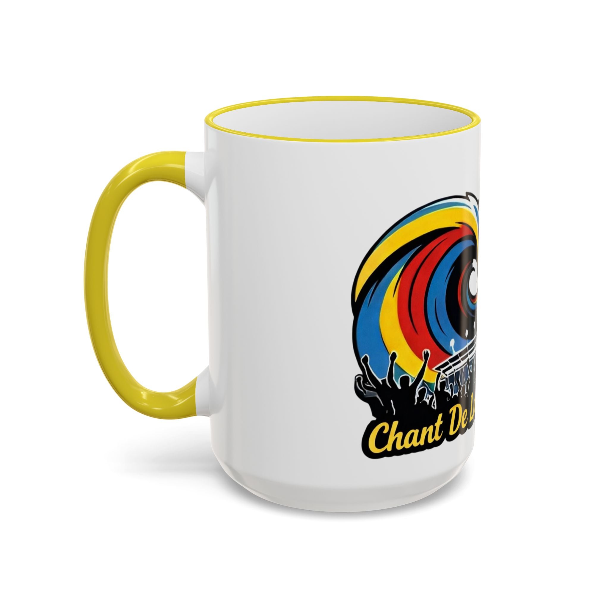 Fan Chant Victoire Wave Mug | Accent Rim & Handle