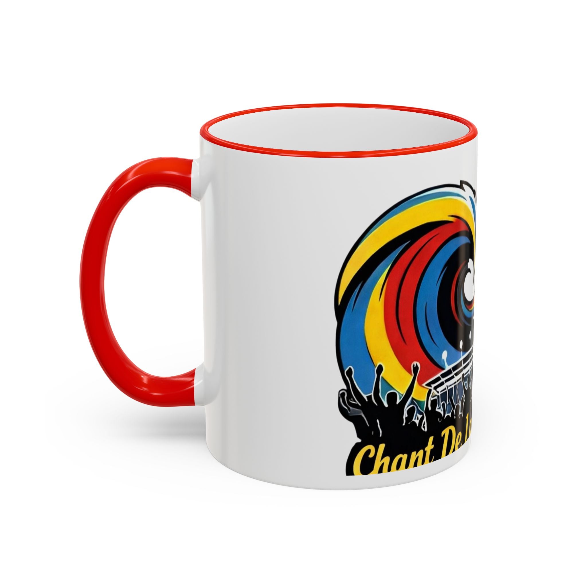 Fan Chant Victoire Wave Mug | Accent Rim & Handle