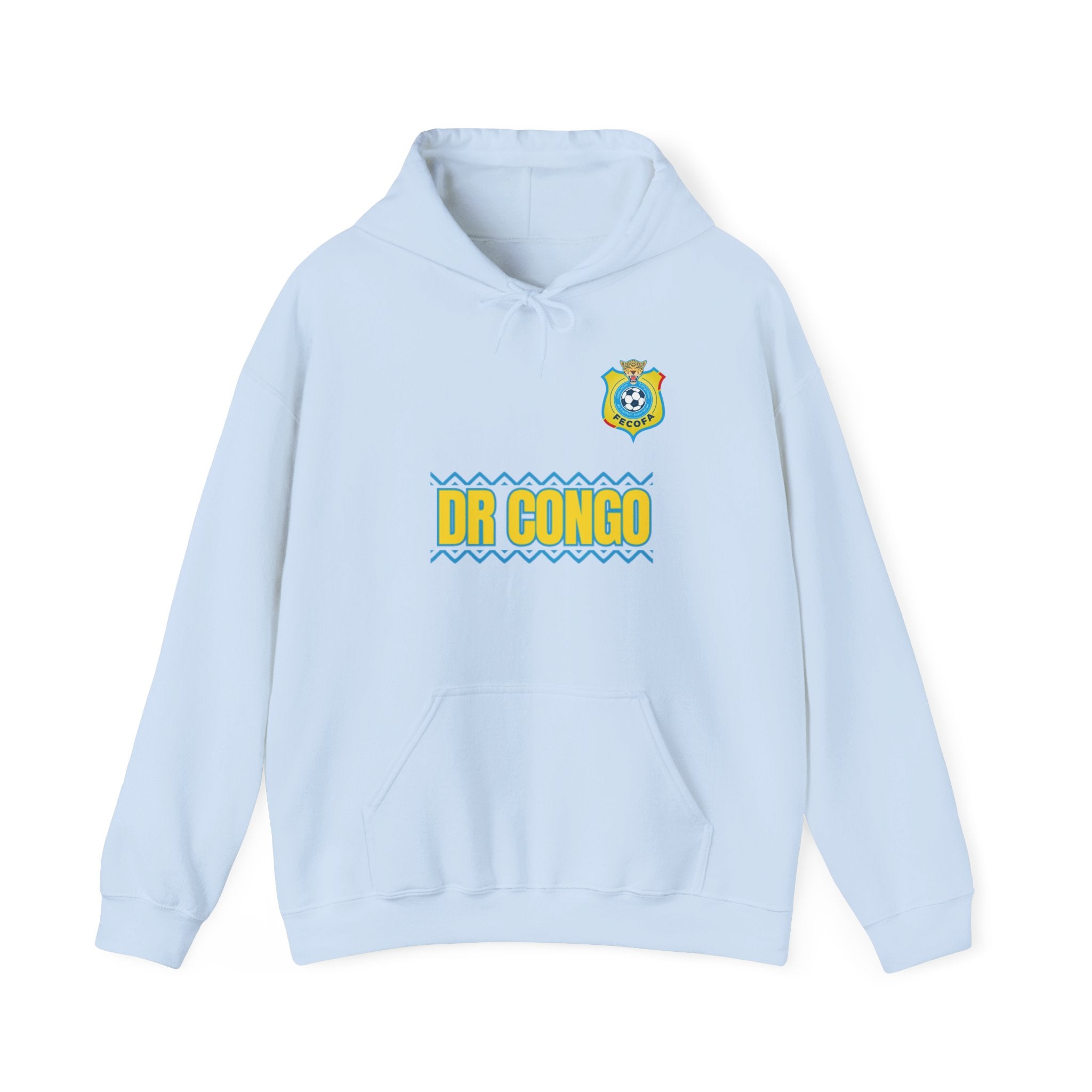 Dr Congo Crest Hoodie — Ivory World Cup Football Pullover