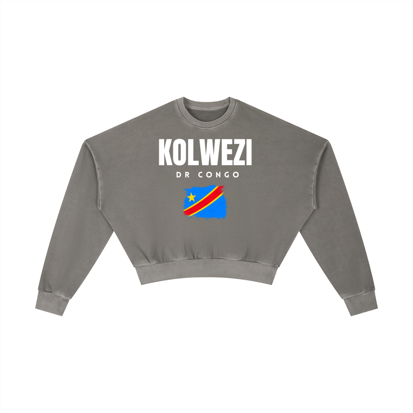 Vintage Washed Cropped Sweatshirt