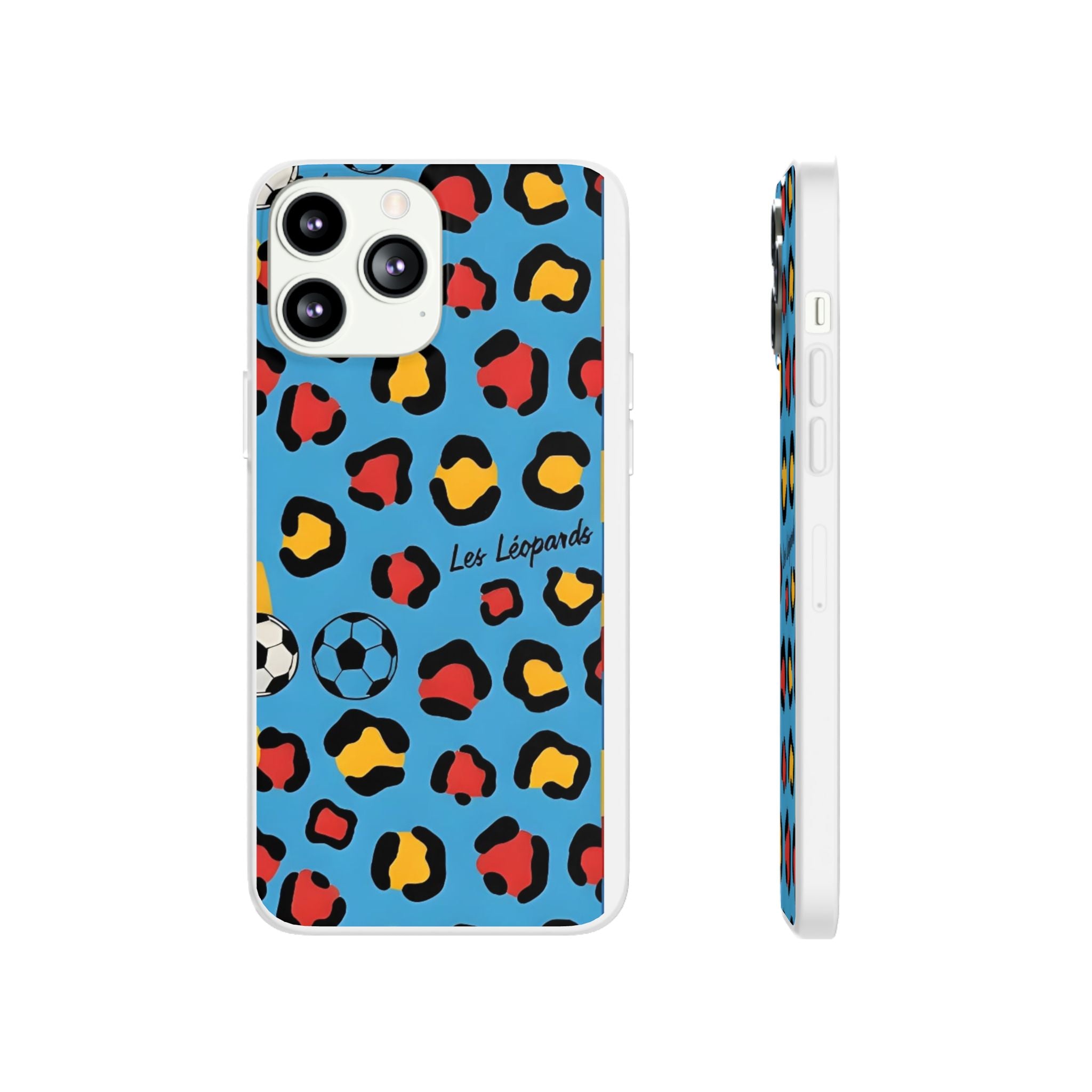 Leopard Soccer Pattern phone case | Flexi Case