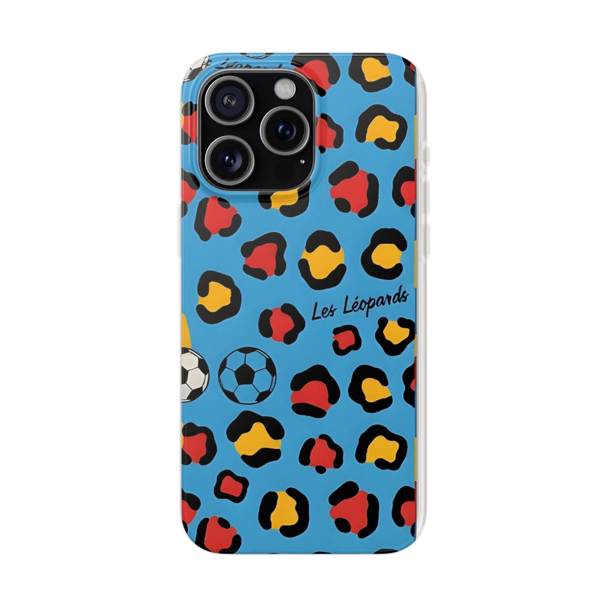 Leopard Soccer Pattern phone case | Flexi Case