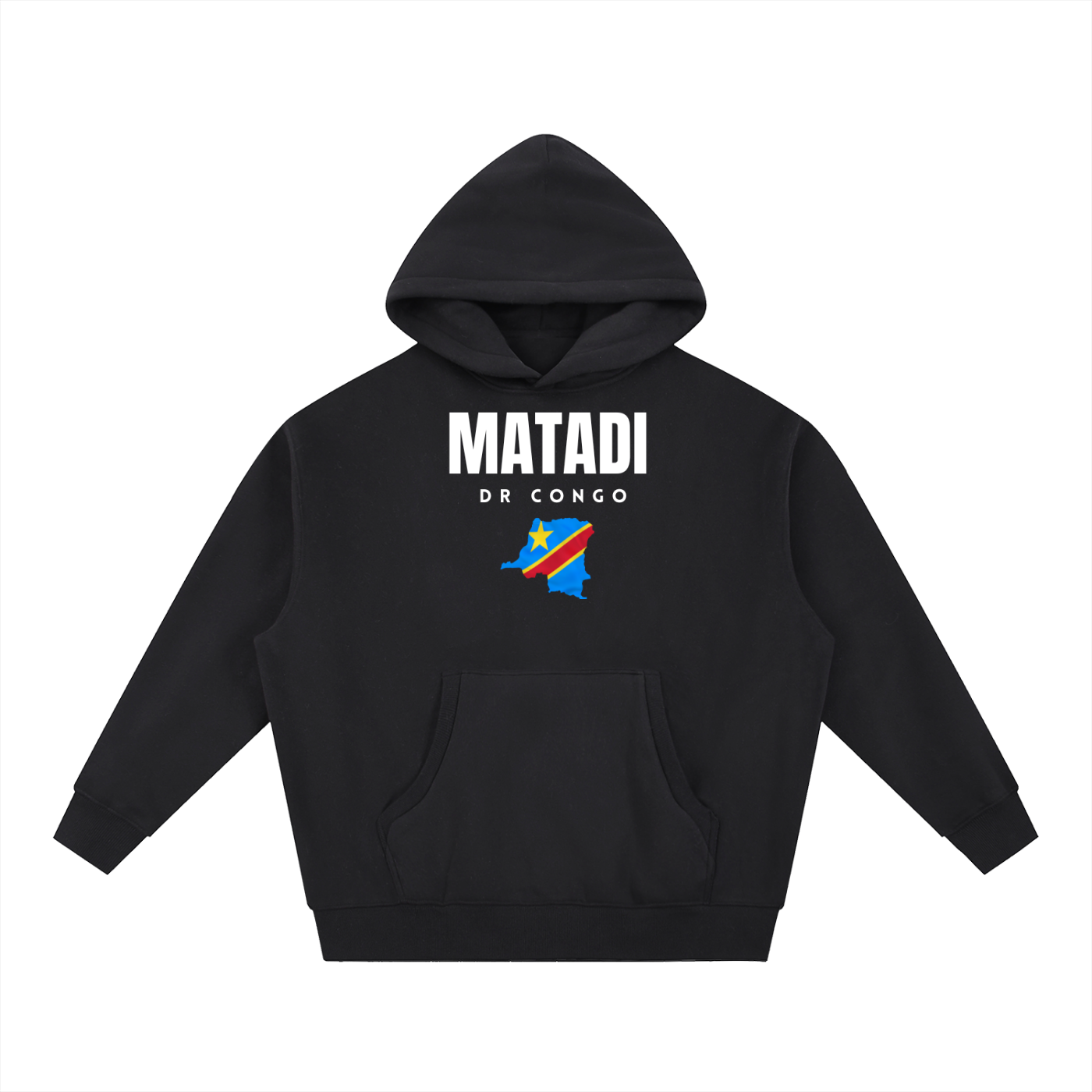 Essential Oversized Boxy Fit Fleece Hoodie