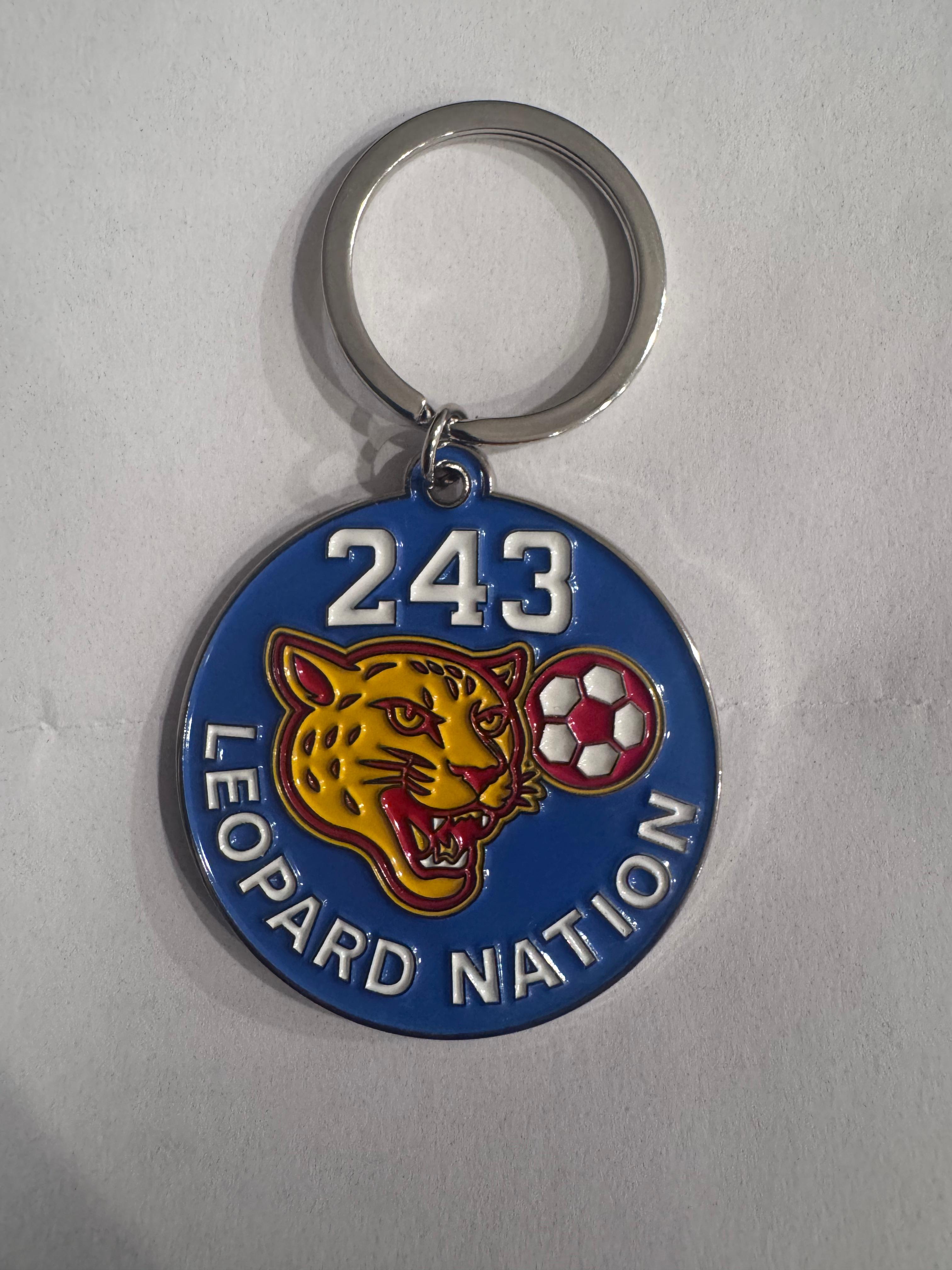 Leopard Nation 243 Keychain