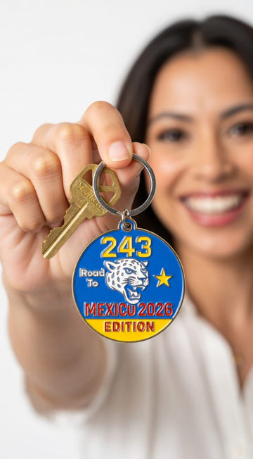 Road to Mexico 2026 Edition Keychain