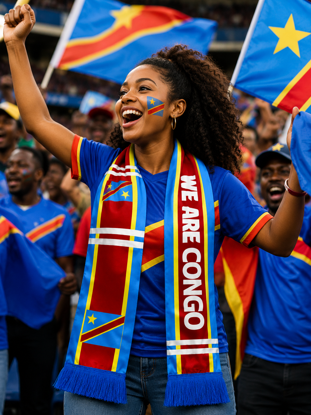 DR Congo Supporters Scarf