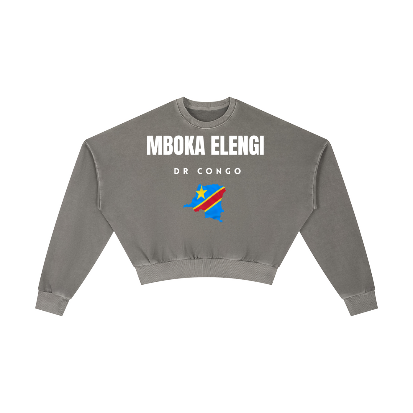 Vintage Washed Cropped Sweatshirt