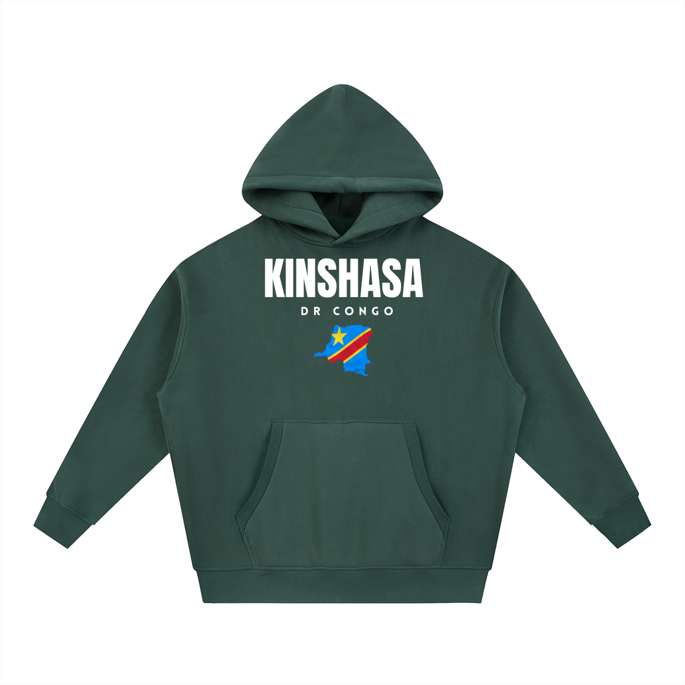 Essential Oversized Boxy Fit Fleece Hoodie