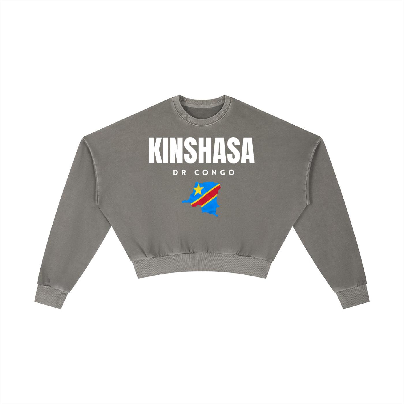 Vintage Washed Cropped Sweatshirt