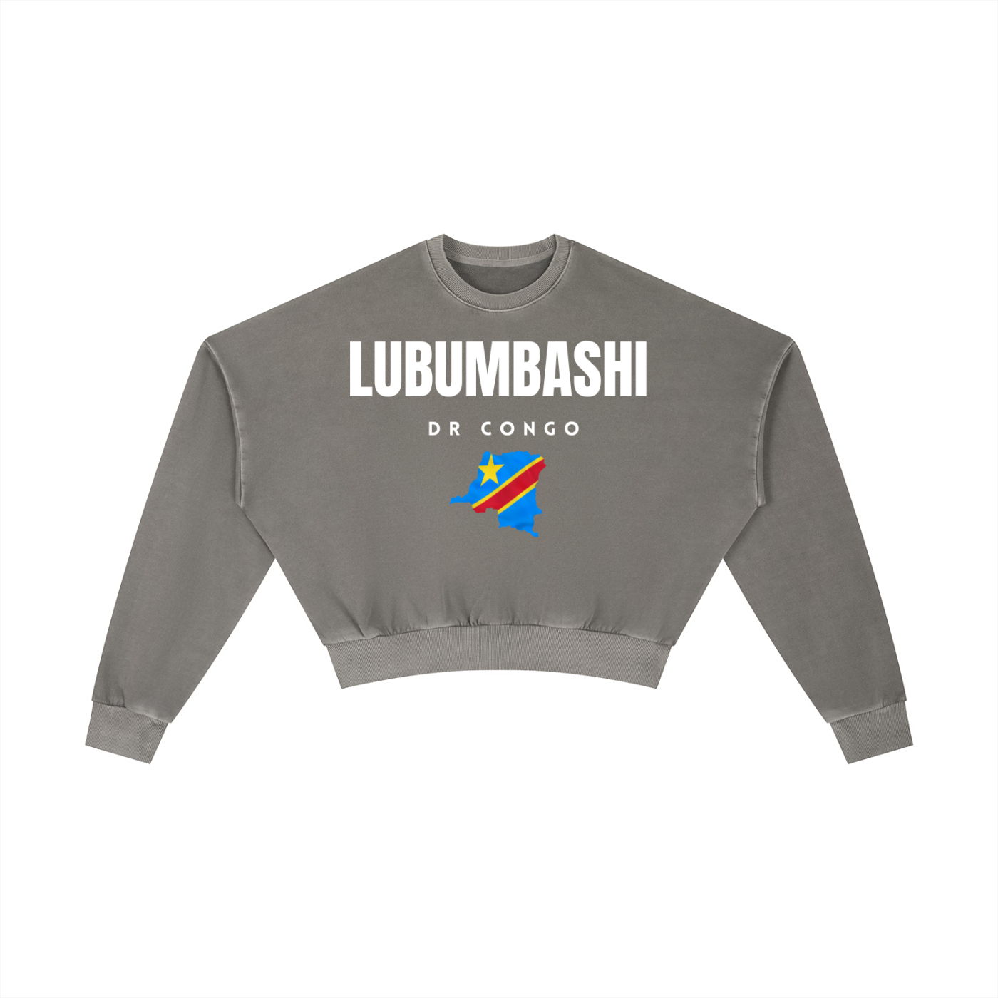 Vintage Washed Cropped Sweatshirt