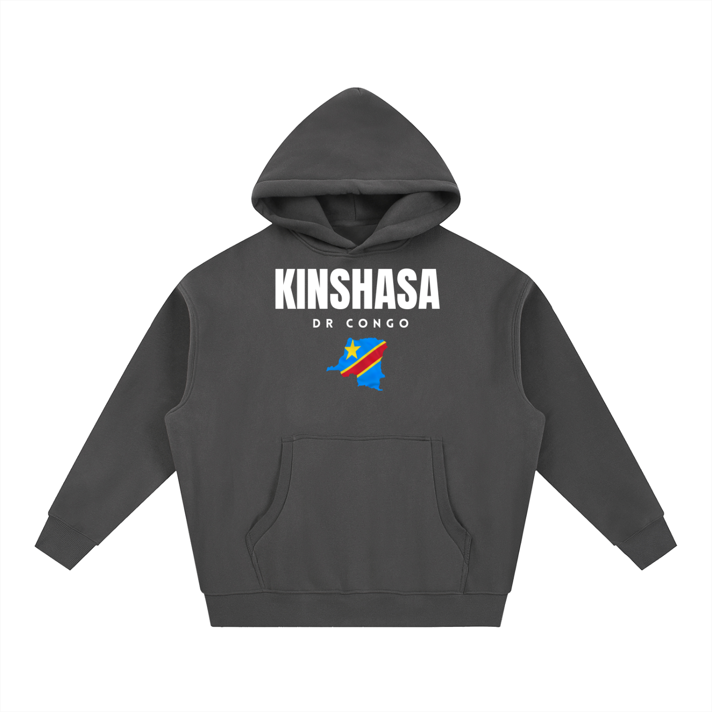 Essential Oversized Boxy Fit Fleece Hoodie