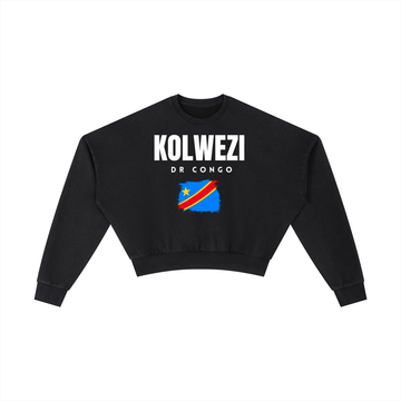 Vintage Washed Cropped Sweatshirt