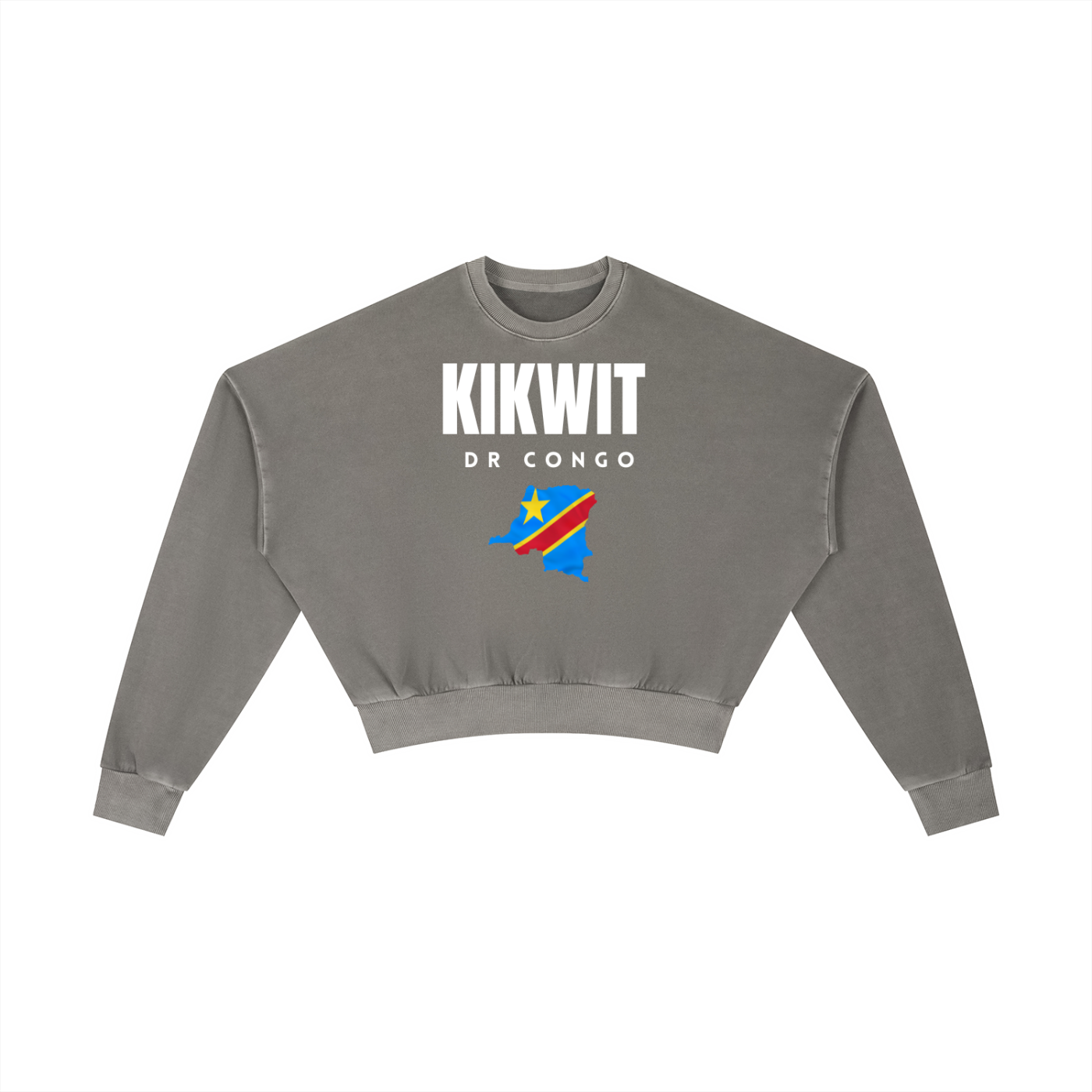 Vintage Washed Cropped Sweatshirt