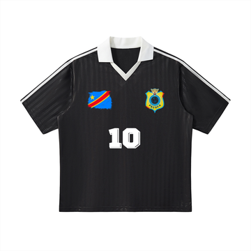 Congo Collar Striped Soccer Jersey