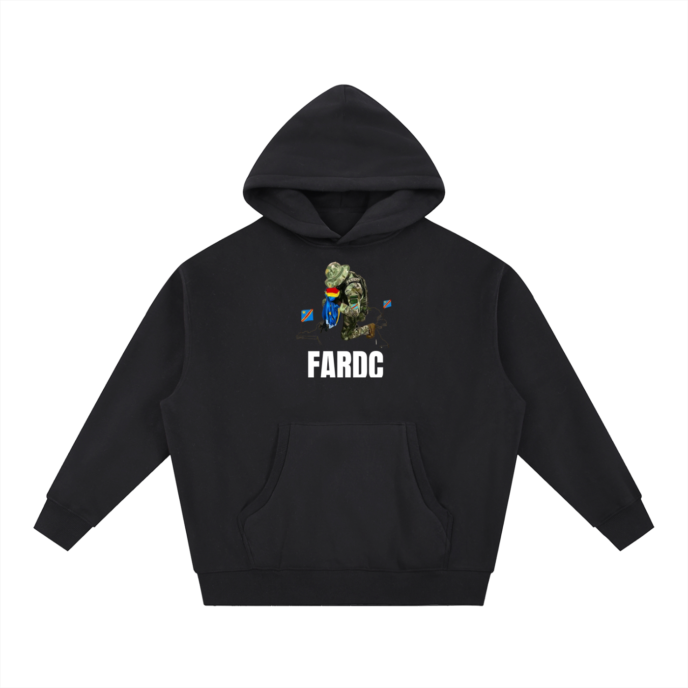 Essential Oversized Boxy Fit Fleece Hoodie