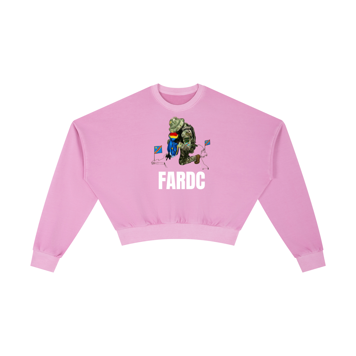 Vintage Washed Cropped Sweatshirt