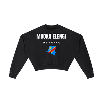 Vintage Washed Cropped Sweatshirt