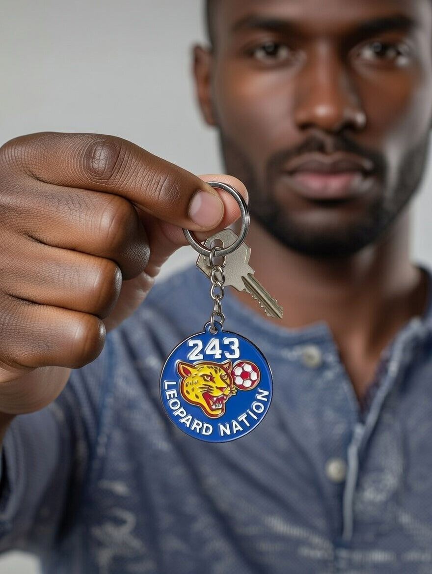 Leopard Nation 243 Keychain