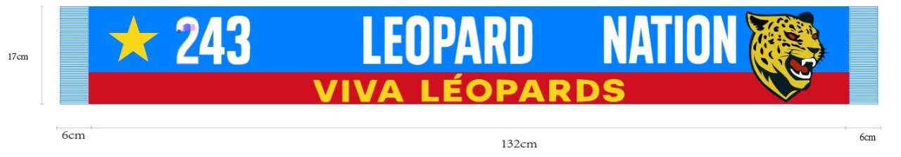 DR Congo Supporters Scarf